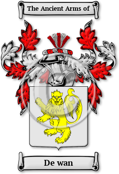De wan Family Crest Download (jpg) Legacy Series - 150 DPI